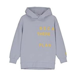 ECOALF, Monsalf meisjes sweatshirt van katoen, gerecyclede stof, katoenen sweatshirt voor meisjes, sweatshirt met capuchon, basic sweatshirt, Arctisch ijs, 12 Jaren