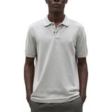 ECOALF - MCMGAPOTANOB0820S24-300 - Poloshirt - Grijs - Korte Mouwen - Biologisch Katoen - Duurzaam