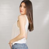 Ecoalf - Underlinedalf - T-shirt - Wit - Mouwloos