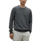 ECOALFvoor mannen. MCMGAKNBAYON0666W24-339 Bayona trui grijs (S), Casual, Duurzaam, Gerecyclede Wol