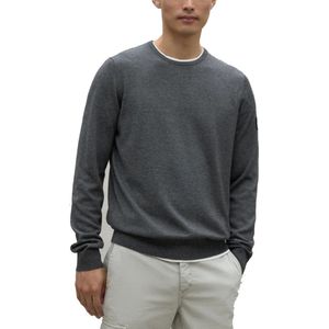 ECOALFvoor mannen. MCMGAKNBAYON0666W24-339 Bayona trui grijs (S), Casual, Duurzaam, Gerecyclede Wol