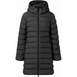 ECOALFvoor vrouwen. MCWGAJKCRONU0987W24-319 Cronulla Jas Zwart (XS), Casual, Gerecycled polyester, Duurzaam