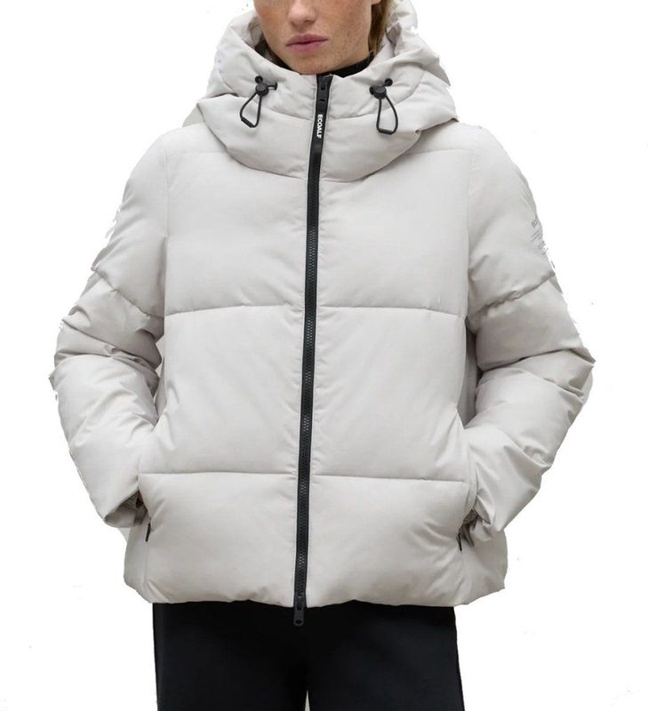 Ecoalf Womens Ipalaalf Jacket Winterjack (Dames |wit/grijs)
