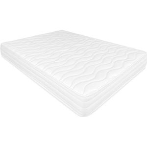 Somnia Descanso Sena Visco-elastisch matras, omkeerbaar (winter-zomer), hardheidsgraad medium tot hoog, dikte 20 cm, mijtdicht, antibacterieel en hypoallergeen, 180 x 190 cm