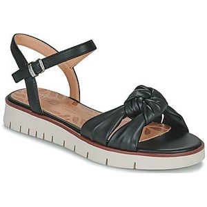 MTNG Platte sandalen dames platte sandalen klein L 53368 dames | platte sandalen casual | gespsluiting, Zwart, 37 EU