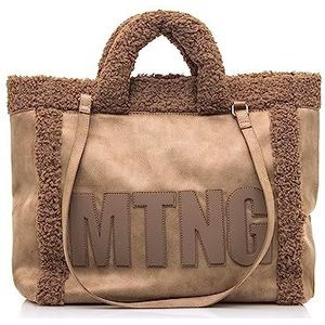 MTNG SISMO2 Handtassen voor dames, casual tas, ritssluiting, Bruin, One Size