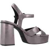 Sindy - Hoge Hak Sandaal - Grijs - Synthetisch - Casual