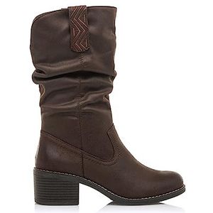 Mustangvoor vrouwen. 52761 Persea Laarzen Bruin (41), Stof, 5 tot 8 cm, Ritssluiting, Casual