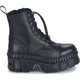 New Rock unisex veterboot - Zwart - Maat 40