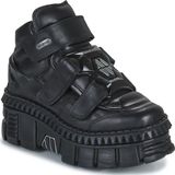 New Rock metalen leren enkellaarzen-WALL285-S3