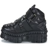 New Rock metalen leren enkellaarzen-WALL285-S3