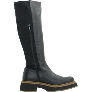 Paloma Barceló - Fiona - Leren Hoge Laarzen - Grijs