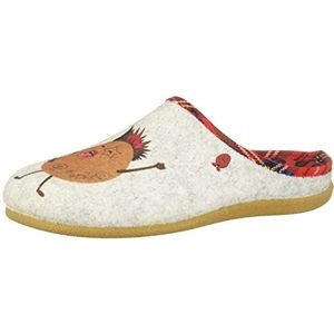 HOT POTATOES abtenau dames pantoffels, Grijs, 36 EU
