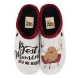 Hot Potatoes - Drosing - Pantoffels - Grijs - Polyester - Synthetisch Rubber