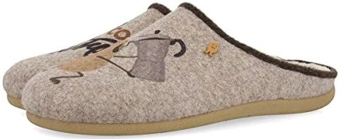 HOT POTATOES - Preding - Pantoffels - Beige - Gerecycled PET-vilt - Zacht Polyester