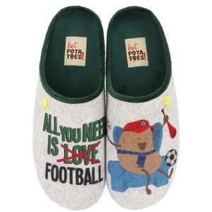Pantoffel Hot Potatoes Men Kolssas Grey