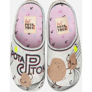 Pantoffel Hot Potatoes Kids Lingenar Grey