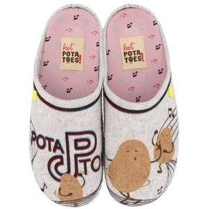 Pantoffel Hot Potatoes Kids Lingenar Grey