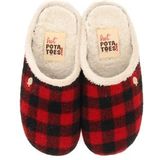 Hot Potatoes - Skovde - Pantoffel - Red - Polyester - Gerecycled Voering
