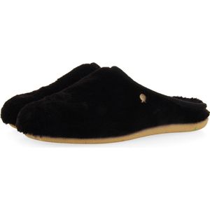 Hot Potatoes - Kemerovo - Pantoffel - Black - Polyester - Anatomisch Voetbed
