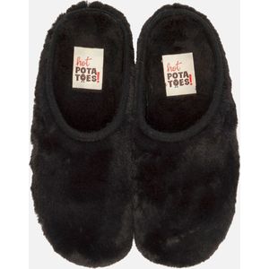 Hot Potatoes - Alingsas - Pantoffels - Zwart - Gerecycled Materiaal