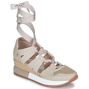 Beige Espadrille sneakers voor dames LIZARDA, Beige, 36 EU