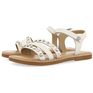 Gioseppo DINGLI platte sandalen wit 45, Wit.