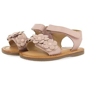 GIOSEPPO Huaraz sandalen van wit leer met bloemendecor voor meisjes, Roze, 25 EU