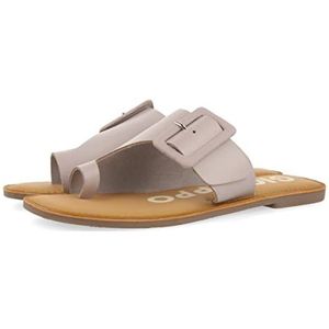 GIOSEPPO Dames sandalen in geel met gesp Yamba, Mauve, 38 EU