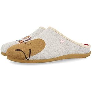 HOT POTATOES Delvin Pantoffels voor dames, Metálico, 40 EU