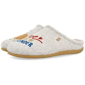 HOT POTATOES ELPHIN damespantoffels, grijs, maat 37