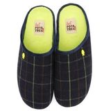 Hot Potatoes - Vidovec - Pantoffel - Blauw - Textiel - Klassiek Patroon