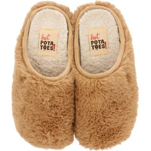 Pantoffel Hot Potatoes Kids 67835B Beige-Schoenmaat 33