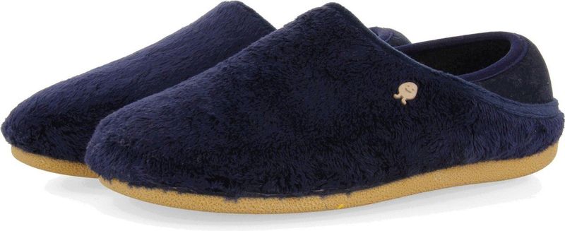 Hot Potatoes - 67844B - Pantoffel - Navy - Textiel - Comfortabel en Wasbaar