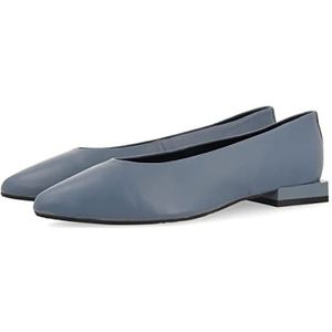 GIOSEPPO Gegolfde platte schoenen voor dames, Blauw, 37 EU
