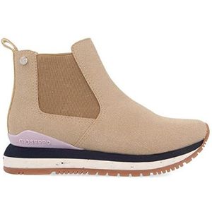 Sneakers van taupe met kleurrijke accenten voor meisjes en jongens Ashington, Taupe, 38 EU