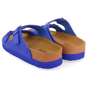 GIOSEPPO, Fuxia Biologische sandalen met gespen voor dames, Blauw, 36 EU
