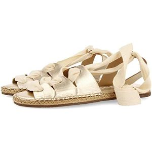GIOSEPPO Leren sandalen met veters voor dames atibaia, goudkleurig, 39 EU