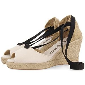 Gioseppo BURITI, sandalen met sleehak voor dames, beige, 36 EU, Gris, 36 EU