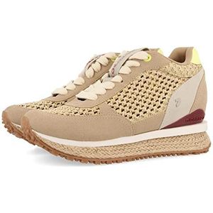 GIOSEPPO Teyran damessneakers, Beige