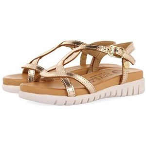 GIOSEPPO Tocumen sandalen voor meisjes van leer, goudkleurig, 31 EU