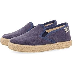 GIOSEPPO Grijze espadrilles met elastieken aan de zijkanten voor kinderen, marineblauw, 30 EU