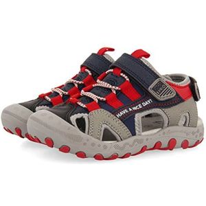 Gioseppo - Parly - Sandalen - Grijs - Neopreen Bovenwerk - Verstelbare Sluitingen