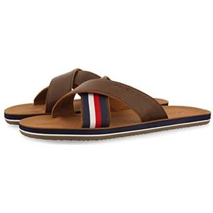 Gioseppo Tacloban heren flip-flops, bruin, maat 44, Bruin, 44 EU