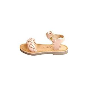 GIOSEPPO Ingai meisjes sandalen van leer met vlechtpatroon, Roze, 26 EU