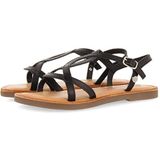 Gioseppo - Varzea - Sandalen - Zwart - Leren - Flexibele TPR-zool