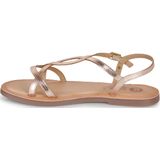 Gioseppo - Varzea - Sandalen - Platina Metallic - Leer - Flexibele TPR Zool