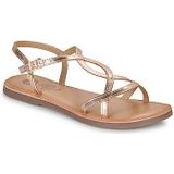 GIOSEPPO Sandalen van metallic leer in crème-wit voor meisjes Varzea, Platina, 39 EU