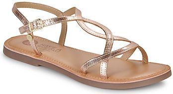 Gioseppo - Varzea - Sandalen - Platina Metallic - Leer - Flexibele TPR Zool