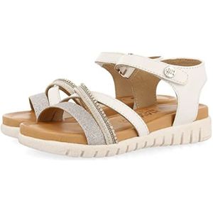 GIOSEPPO Sandalen van leer in wit met details voor meisjes, Maroa, Wit, 29 EU